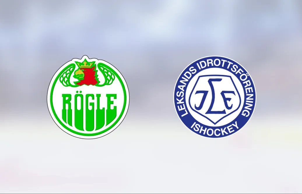 Kalle Östman tvåmålsskytt för Leksand i segern mot Rögle