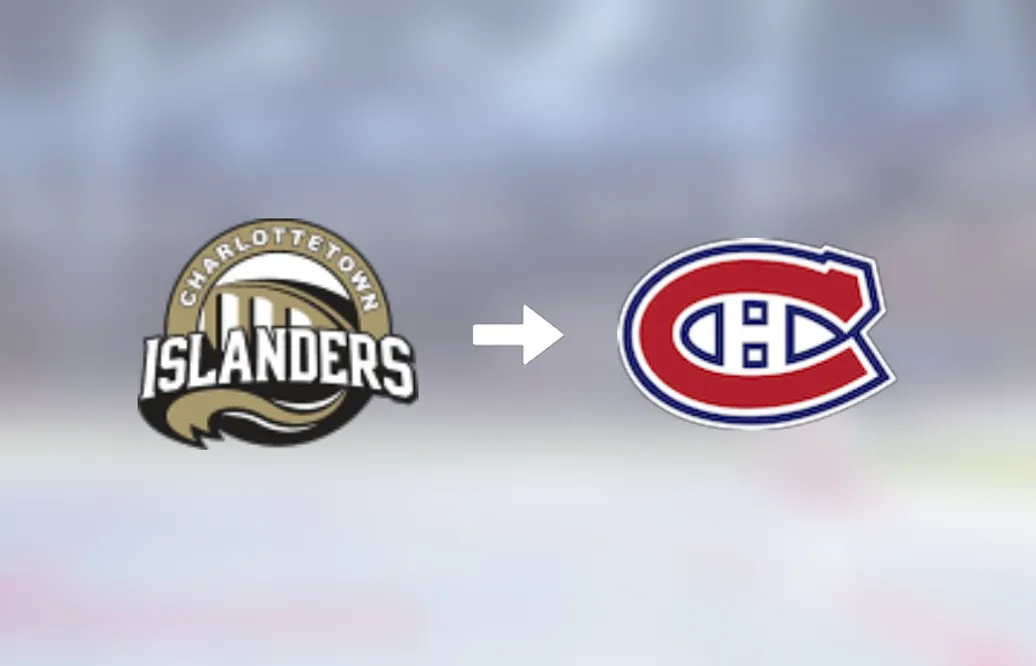 Montréal Canadiens värvar backen William Trudeau från Charlottetown Islanders