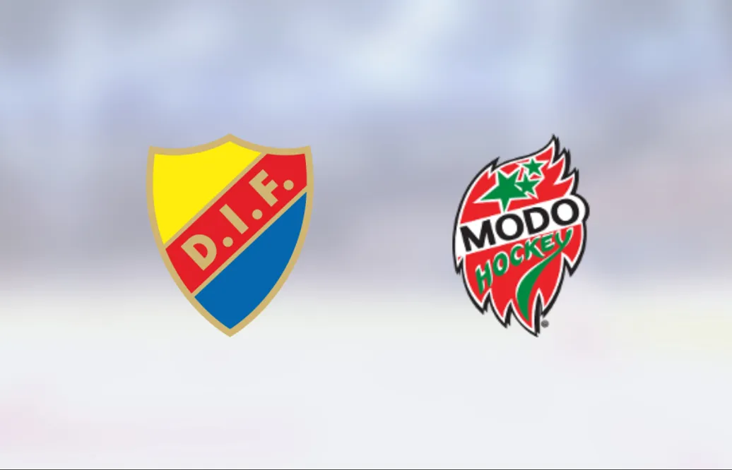 Djurgården vann mot Modo Hockey J20 på hemmaplan