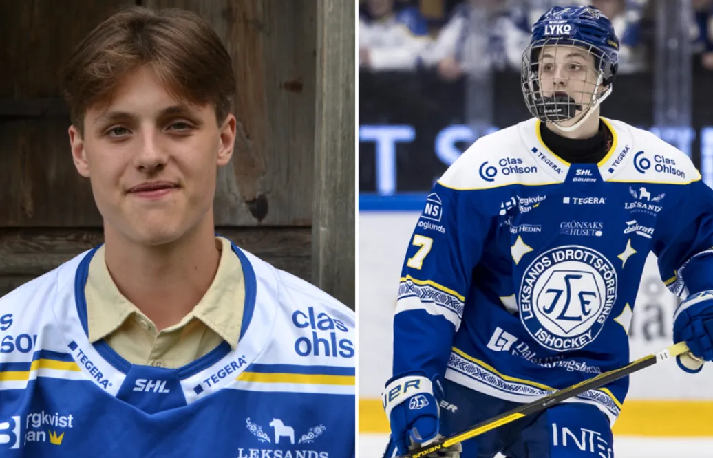 Anton Johansson skriver rookiekontrakt med Leksand: