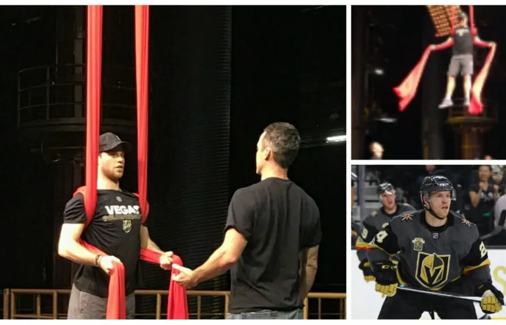 NHL-svensken som cirkusstjärna: ”Kul att prova nya grejer”