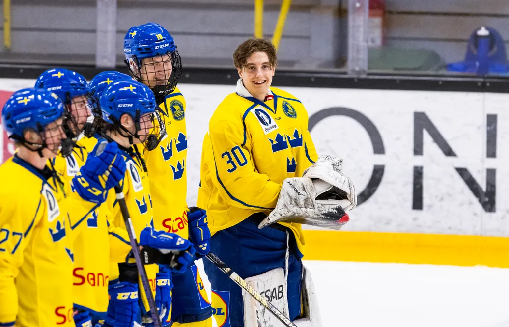 Isak Sörqvist i U17-landslaget säsongen 2023/24.