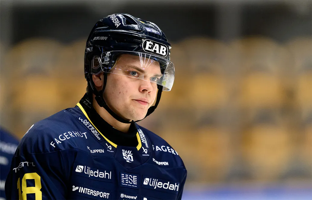 Oscar Davidsson lämnar HV71.
Foto: Bildbyrån.