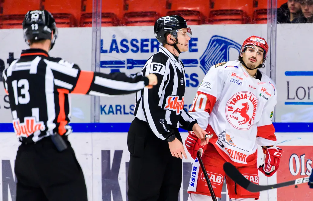 Domare Stefan Johansson och Kevin Karlsson, Troja/Ljungby, 2021. 