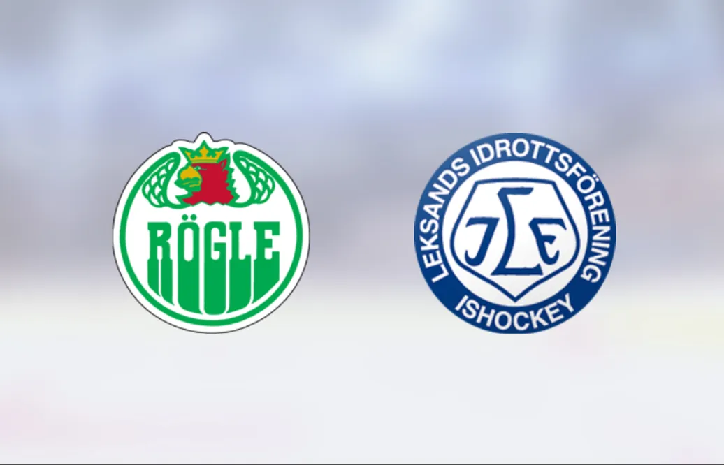 Andro Kaderli tvåmålsskytt när Leksand vann mot Rögle