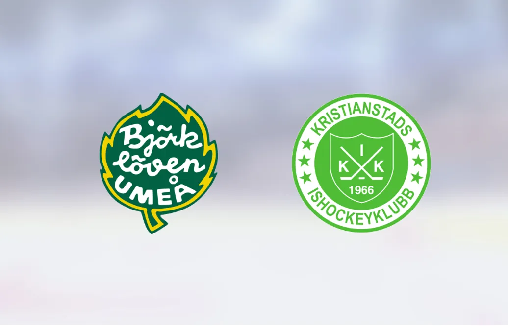 Björklöven segrare hemma mot Kristianstad – Alexander Wiklund matchvinnare