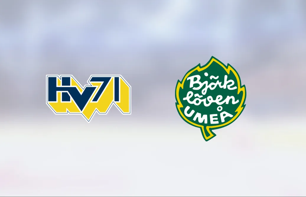 Björklöven vann – reducerar matchserien mot HV 71