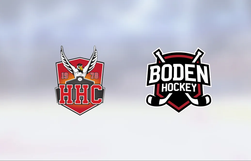 Målfest när Hudiksvall Hockey krossade Bodens HF i Holmen Center