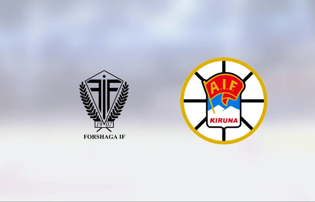 Kiruna AIF tog hem mötet med Forshaga i Ängevi Ishall