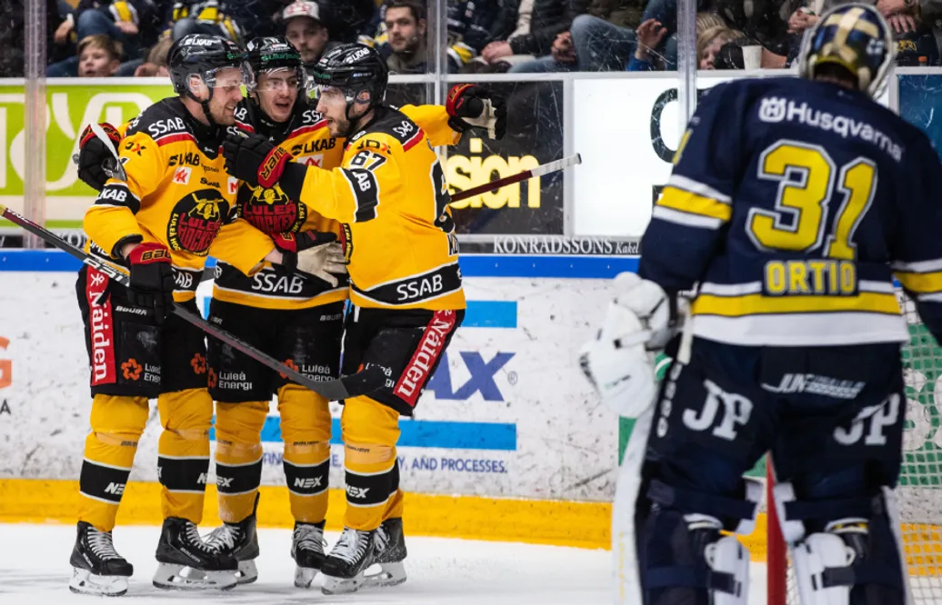 Luleå vann mot HV 71 på bortaplan