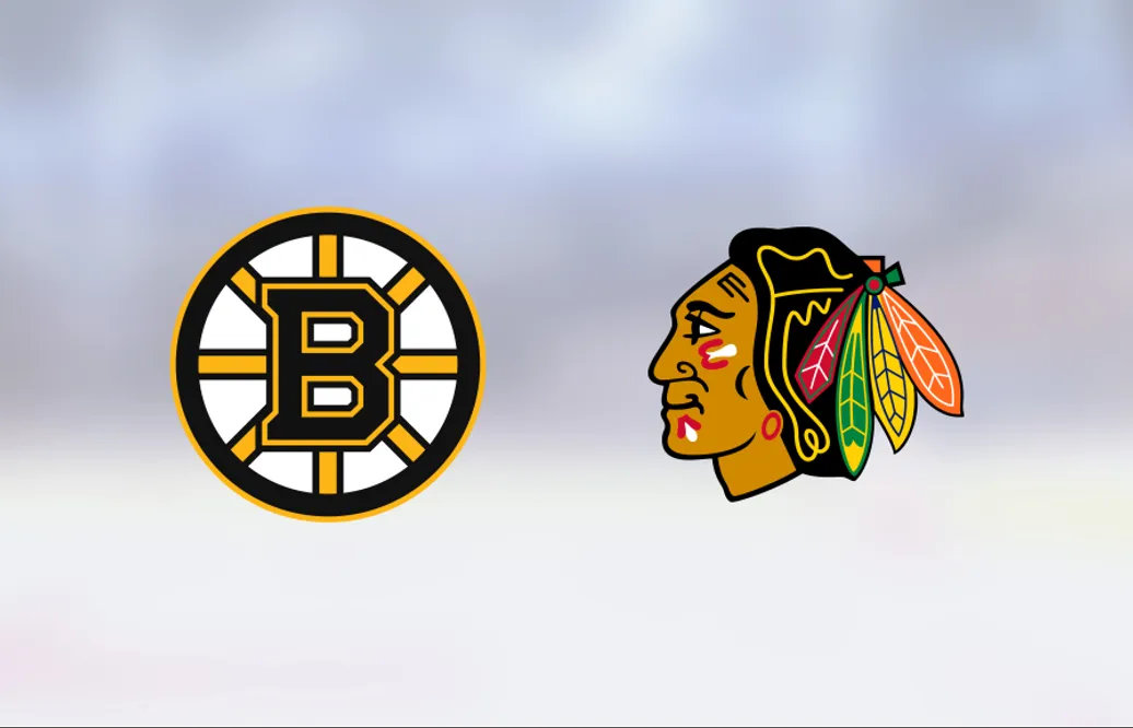 David Pastrnak tvåmålsskytt för Boston i segern mot Chicago
