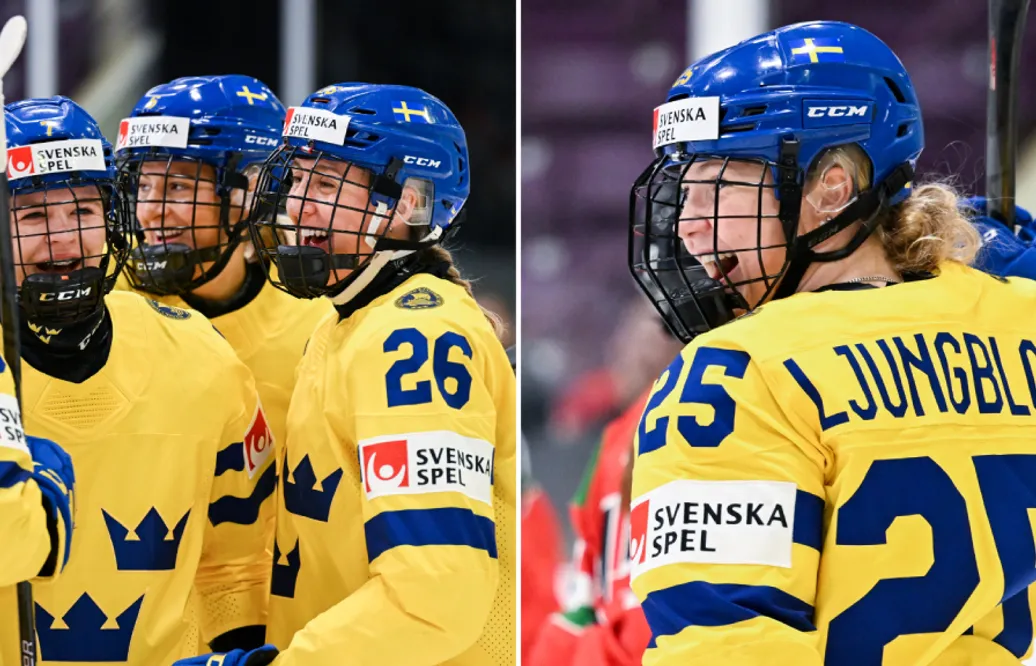 Lina Ljungbloms succé – sköt fyra mål i Sveriges seger