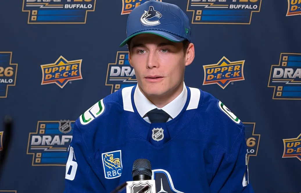 Niklas Aaram Olsen draftad av Vancouver Canucks.