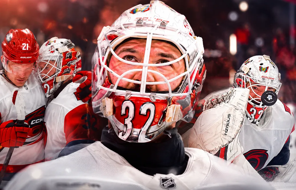 Brandon Bussis långa hockeyresa har tagit honom ända till Stanley Cup-finalen. Foto: Imagn Images & AP Photo (montage)