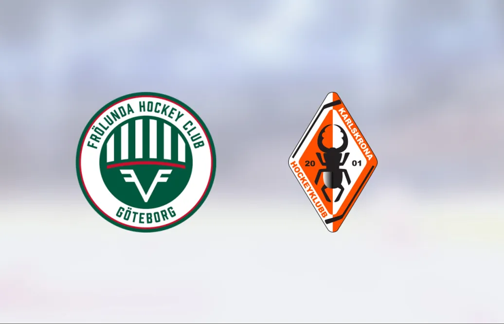 Frölunda fortsätter att vinna – har nu fem raka segrar