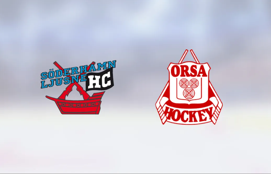 Förlängningsseger för Söderhamn/Ljusne mot Orsa