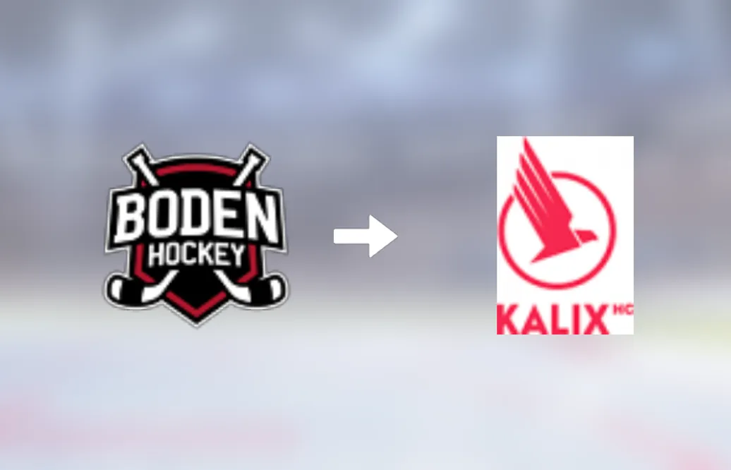 Forwarden Sebastian Huczkowski är nu klar för spel i Kalix HC