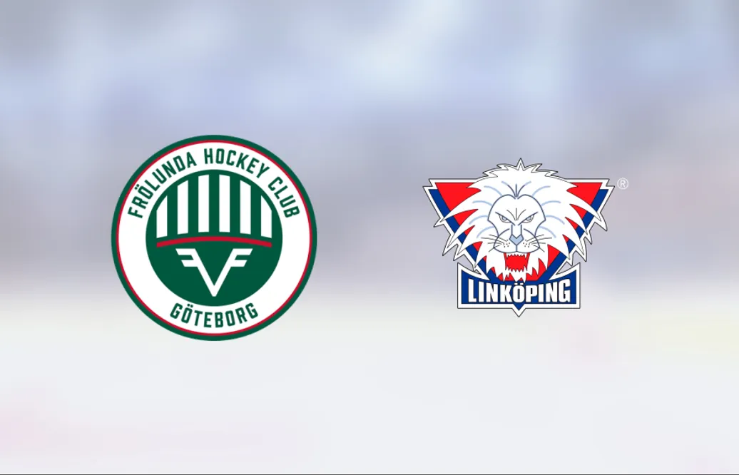 Adam Aunes Johansson i målform när Linköping vann mot Frölunda