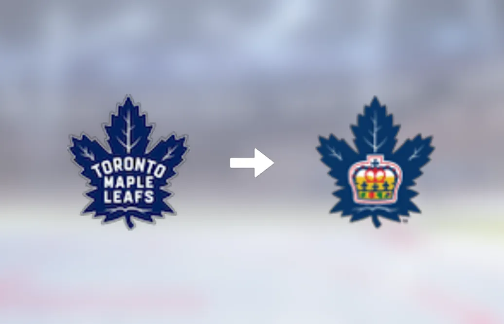 Mac Hollowell skickas till AHL för spel med Toronto Marlies