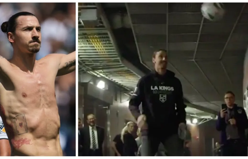 Zlatan Ibrahimovic skötte uppvärmningen – då blev det fart på Kings målskytte
