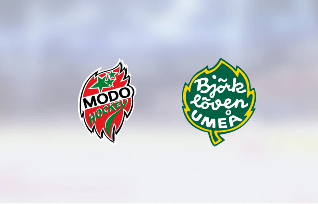 Seger för Modo Hockey i tidiga seriefinalen mot Björklöven
