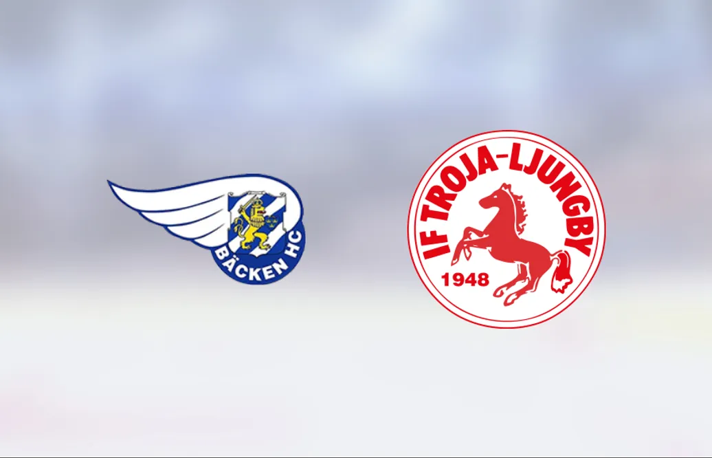 Målfest när Bäcken besegrade Troja/Ljungby i Marconihallen