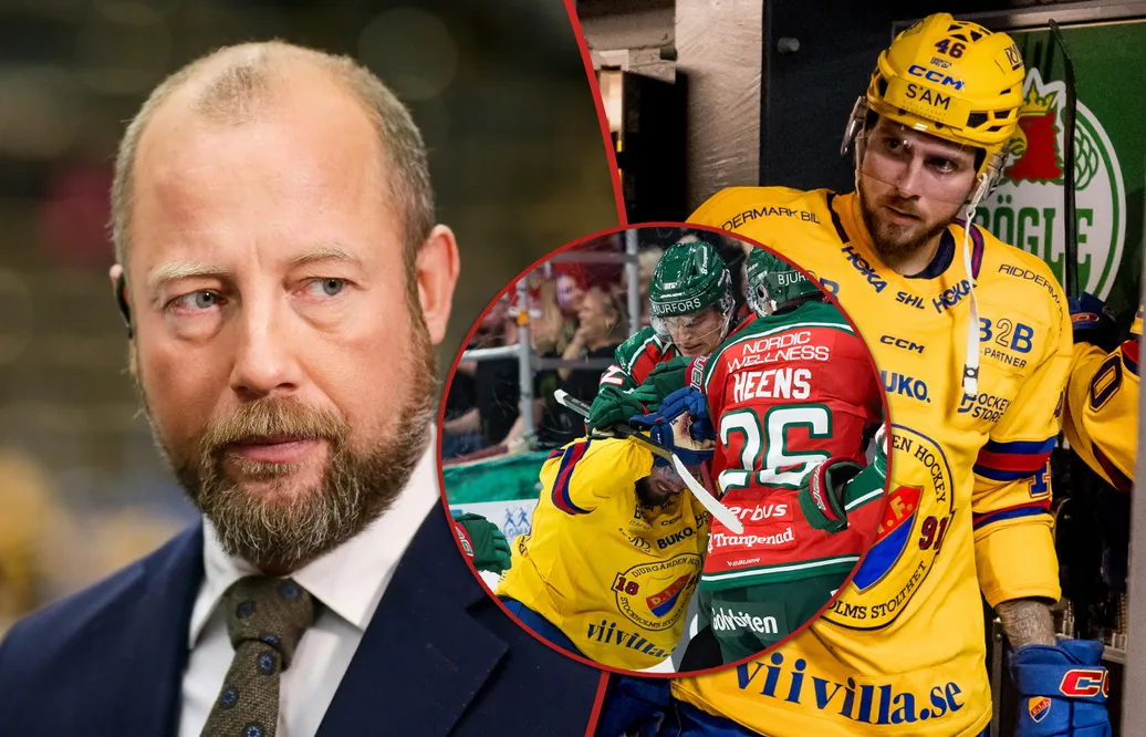 Petter Rönnqvist kritiserar Albin Grewe efter helgens match. 