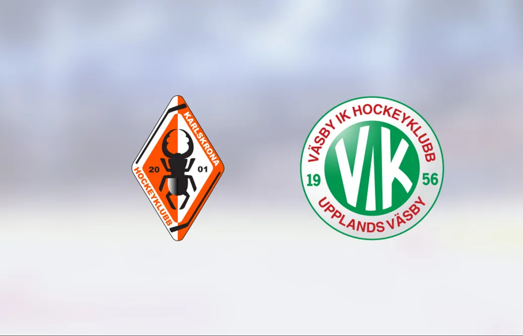 Karlskrona vann toppmötet mot Väsby med 5-3