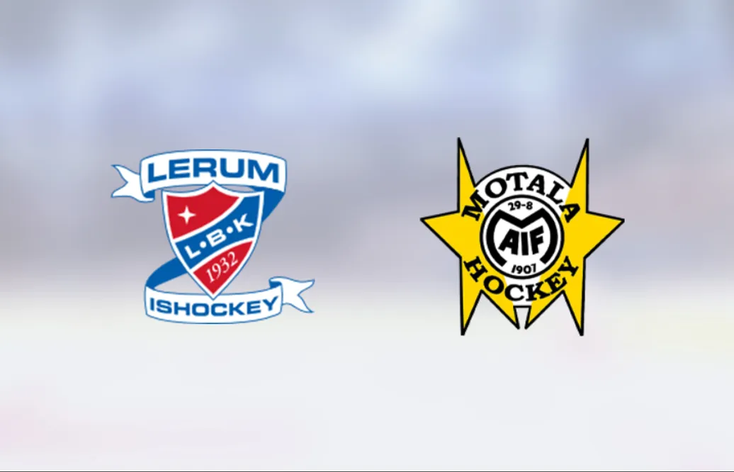 Motala vinnare mot Lerum i HockeyTvåan Kvalserie A södra herr