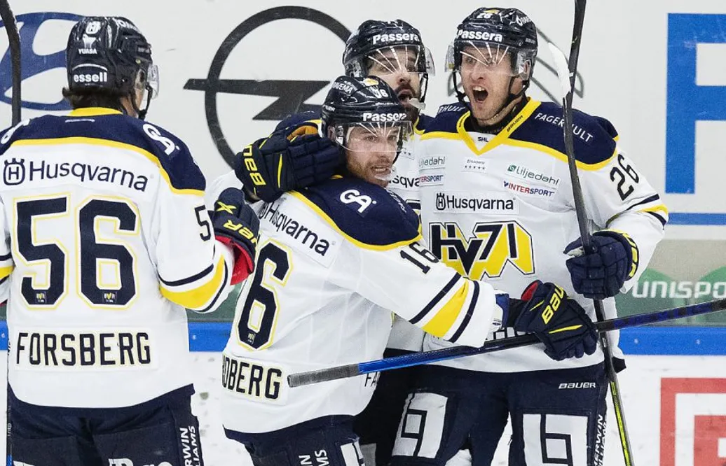 HV 71 vann efter avgörande i förlängningen mot Rögle