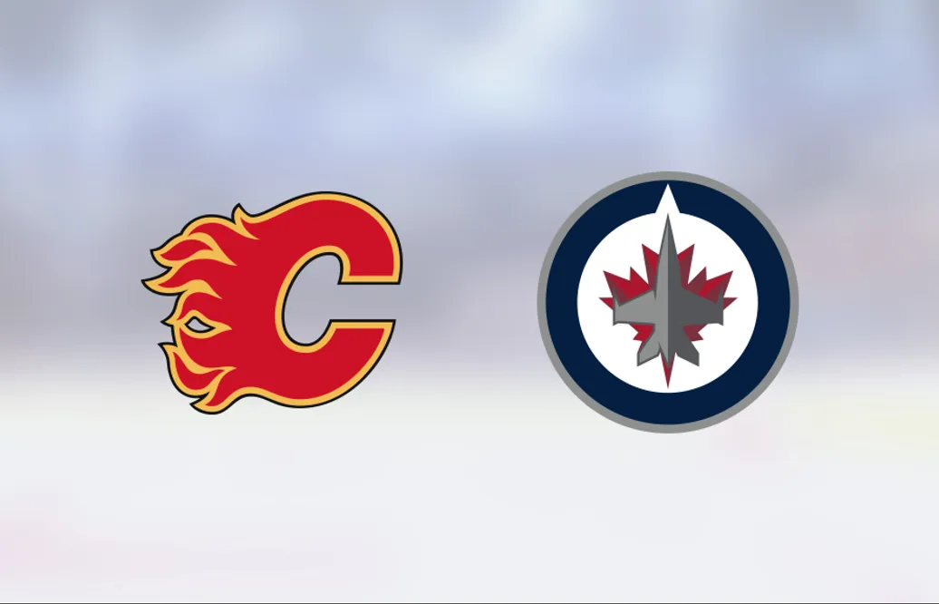 Två mål för Andrew Mangiapane när Calgary besegrade Winnipeg