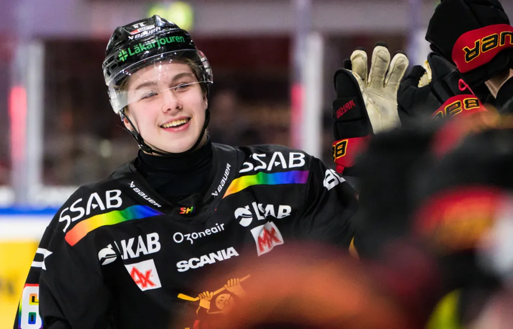 Isac Hedqvist sköt sitt första SHL-mål: "Obeskrivligt"