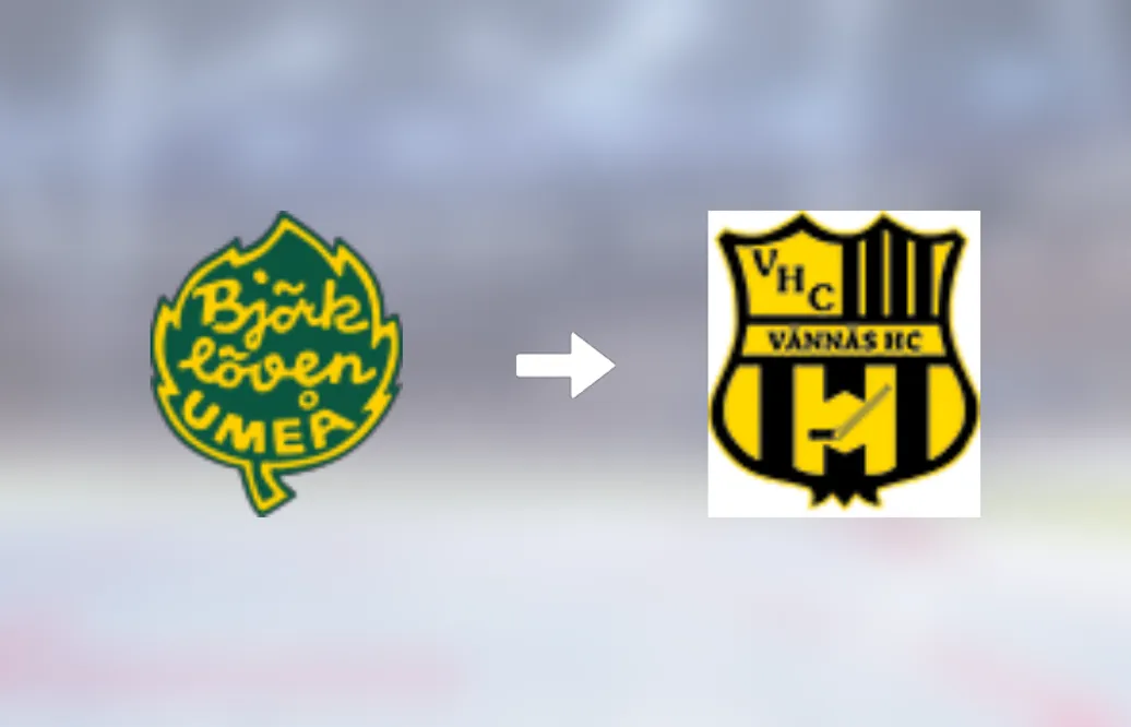 Forwarden Elias Lundström lånas ut till Vännäs HC