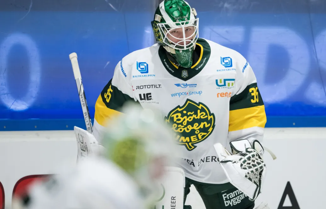 Melker Thelin får sin första start i Hockeyallsvenskan