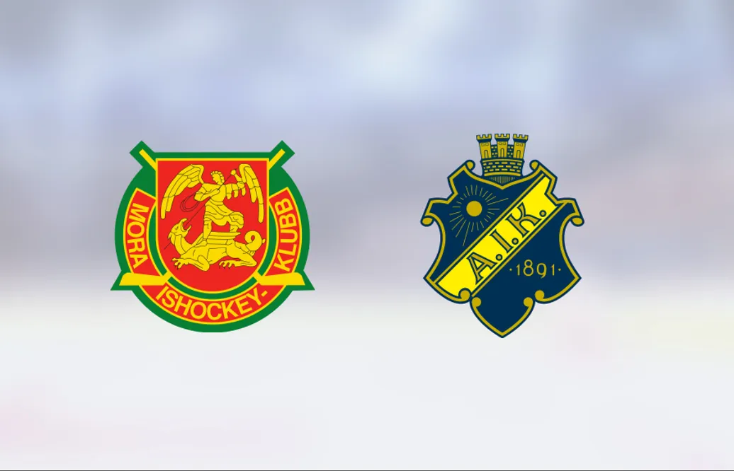 Anton Holm i målform när AIK vann mot Mora