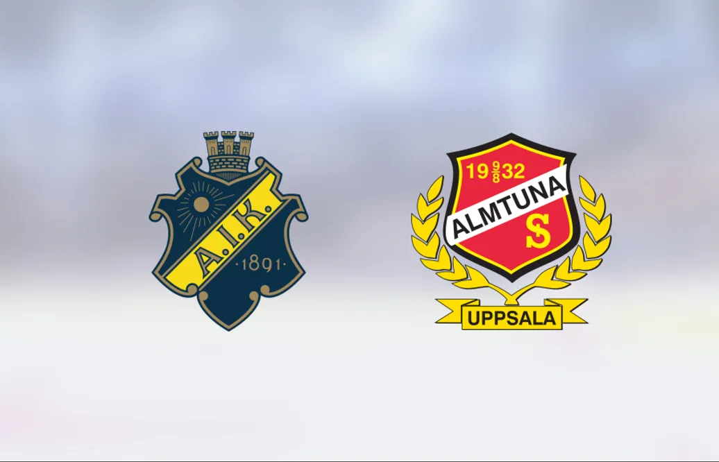 Almtuna avgjorde i förlängningen mot AIK