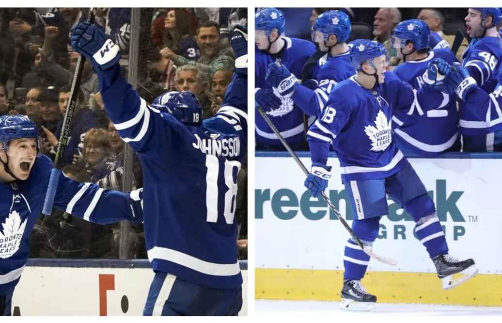 VIDEO: Glädjefnattet – efter svenskens första NHL-mål