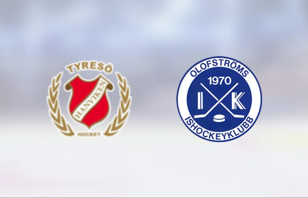 Tyresö Hanviken Hockey vann mot Olofström i Play Off till J20 Nationell herr