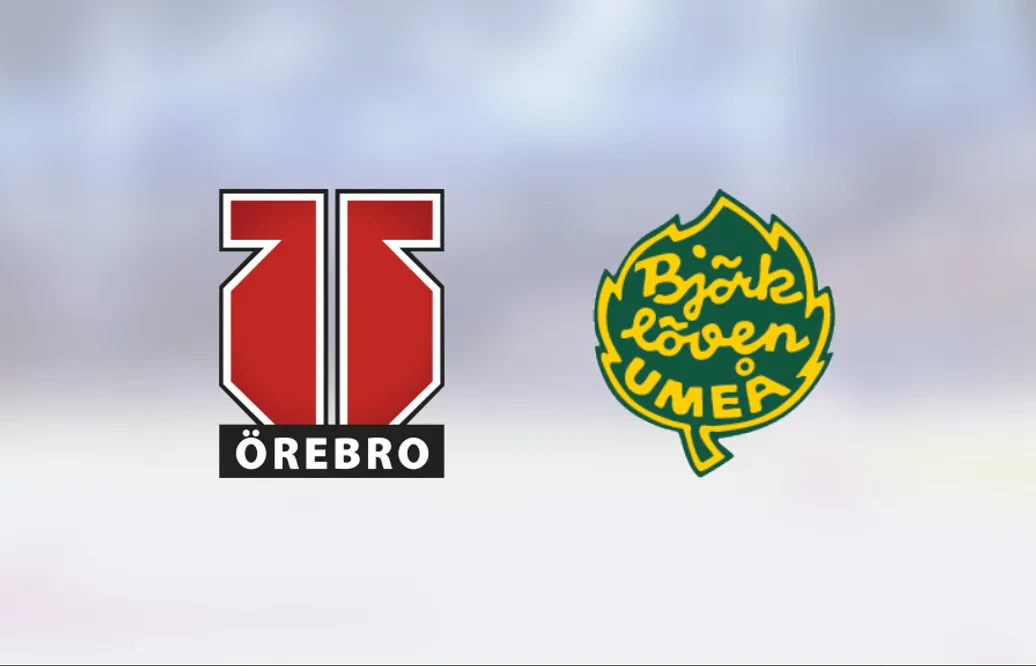 Storseger för Örebro Hockey J18 hemma mot Björklöven