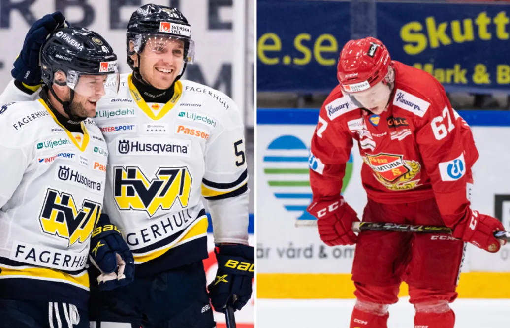 Straffseger för HV 71 borta mot Almtuna