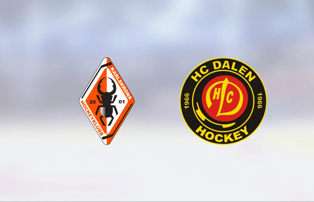 Dalen avgjorde i förlängningen mot Karlskrona