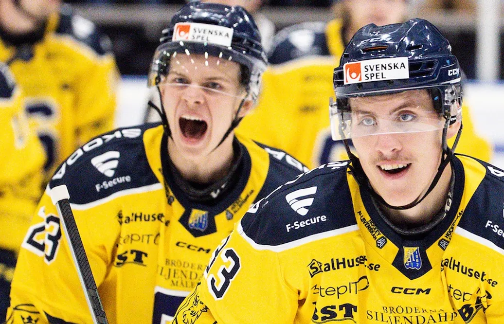 Linus Videll i målform när SSK vann mot Bik Karlskoga