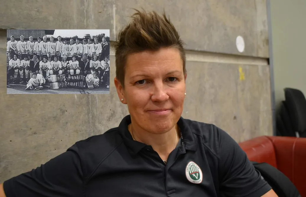 Första tjej att spela TV-pucken – Erika Holst: "Var inte populärt"