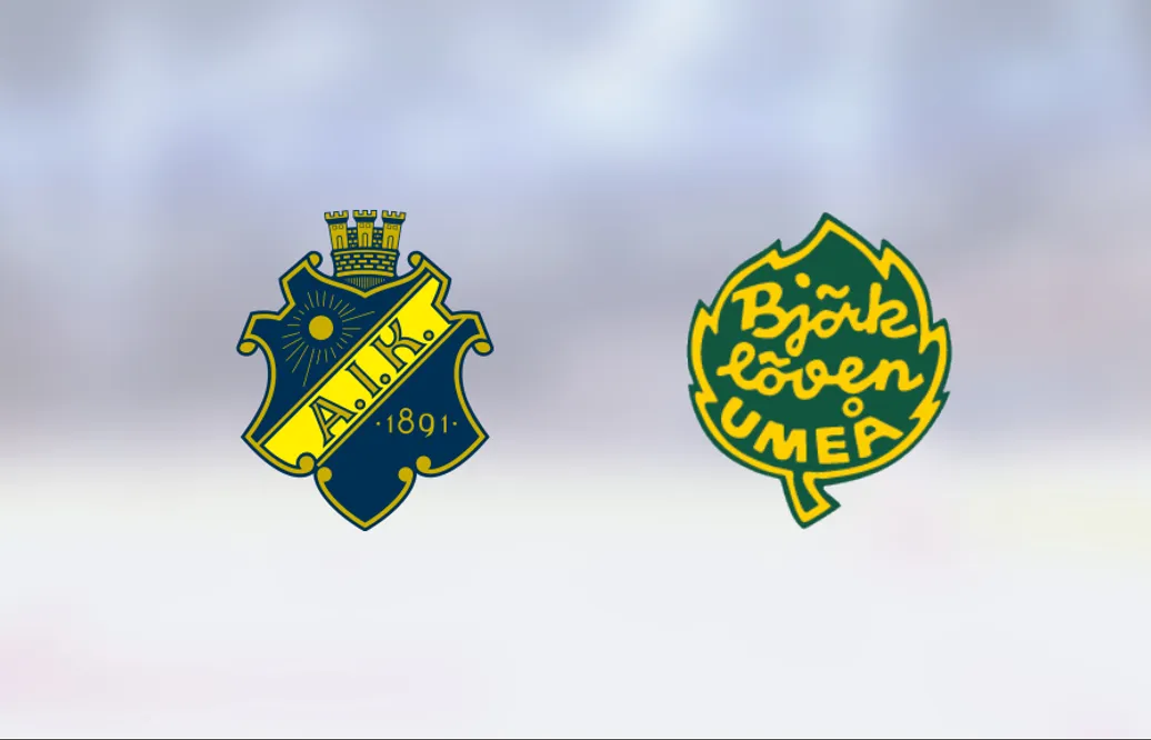 Seger för Björklöven borta mot AIK