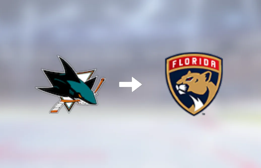 Förre San Jose Sharks-spelaren klar för spel i Florida Panthers