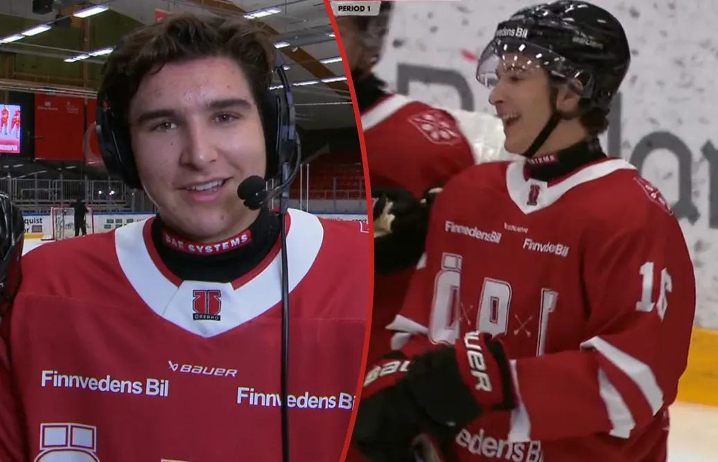 Alexander Command sköt sitt första mål i A-laget när Örebro vann. 
