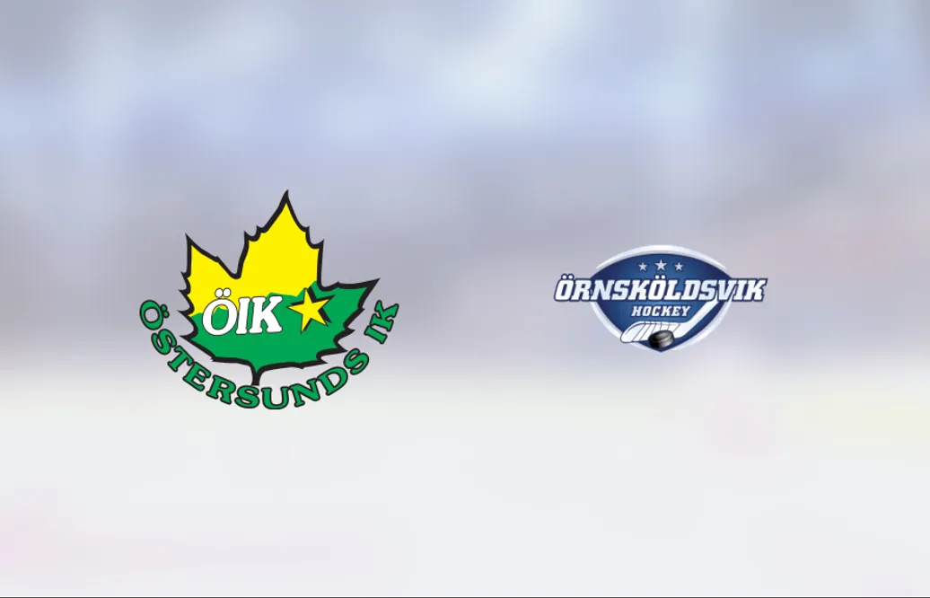 Örnsköldsvik Hockey slog Östersunds IK på bortaplan
