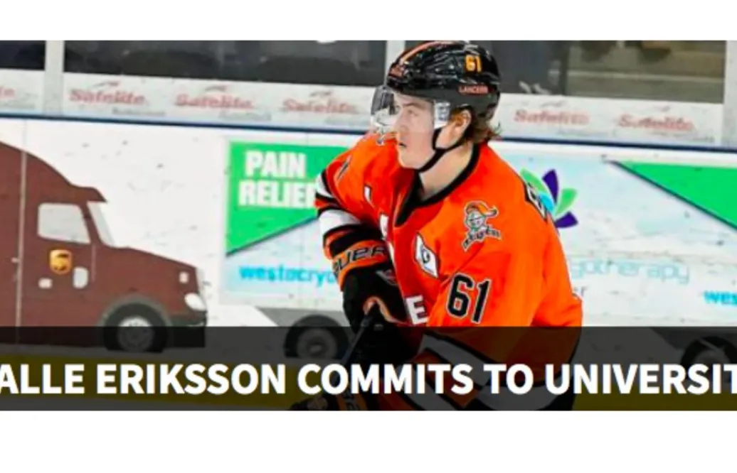 SHL-tränarens son har gjort sitt collegeval