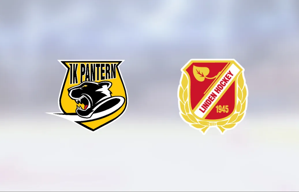 Pantern vinnare mot Eskilstuna Linden i HockeyEttan Kvalserie södra
