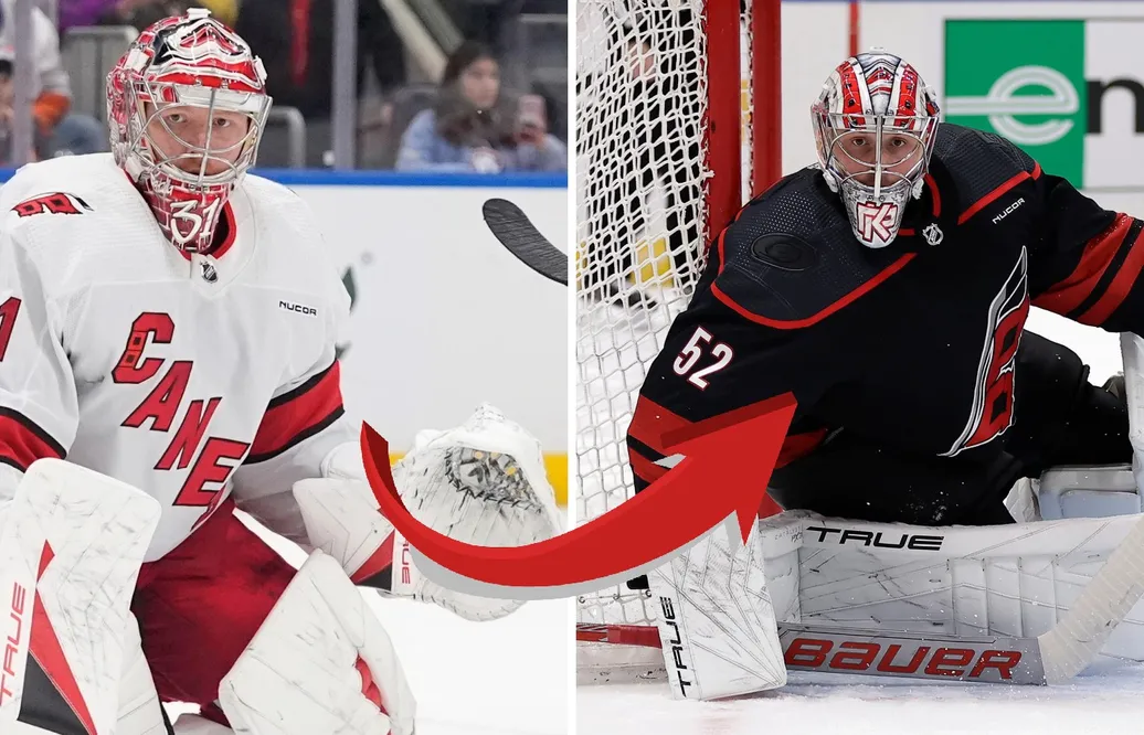Pyotr Kochetkov ersätter Frederik Andersen i Carolina Hurricanes mål